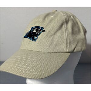 Carolina Panthers NFL Branded Hat Cap Adjustable Tan